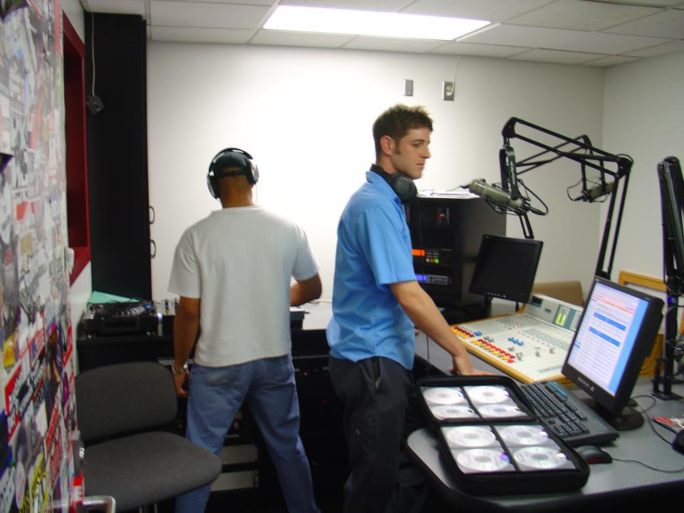 Hosting Afterhours on WKNC 88.1FM